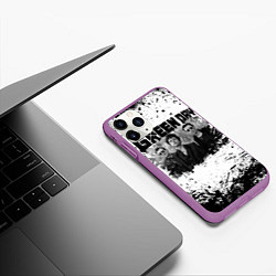Чехол iPhone 11 Pro матовый GreenDay, цвет: 3D-фиолетовый — фото 2