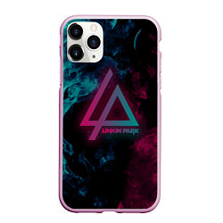 Чехол iPhone 11 Pro матовый LINKIN PARK, цвет: 3D-розовый