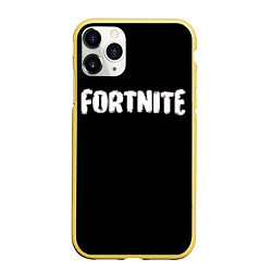 Чехол iPhone 11 Pro матовый FORTNITE, цвет: 3D-желтый