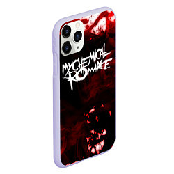 Чехол iPhone 11 Pro матовый My Chemical Romance, цвет: 3D-светло-сиреневый — фото 2