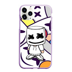 Чехол iPhone 11 Pro матовый MARSHMELLO, цвет: 3D-сиреневый