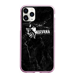 Чехол iPhone 11 Pro матовый NIRVANA, цвет: 3D-розовый