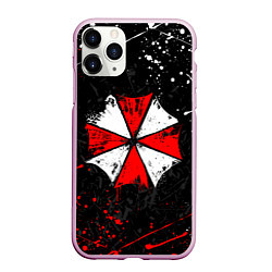 Чехол iPhone 11 Pro матовый RESIDENT EVIL UMBRELLA, цвет: 3D-розовый