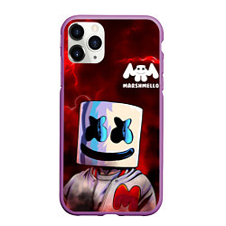 Чехол iPhone 11 Pro матовый MARSHMELLO, цвет: 3D-фиолетовый