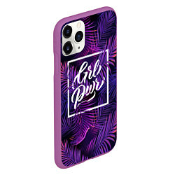 Чехол iPhone 11 Pro матовый Grl Pwr, цвет: 3D-фиолетовый — фото 2