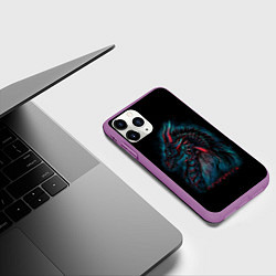 Чехол iPhone 11 Pro матовый THE ELDER SCROLLS, цвет: 3D-фиолетовый — фото 2