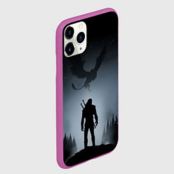 Чехол iPhone 11 Pro матовый ВЕДЬМАК, цвет: 3D-фиолетовый — фото 2