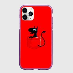 Чехол iPhone 11 Pro матовый Disenchantment, цвет: 3D-фиолетовый