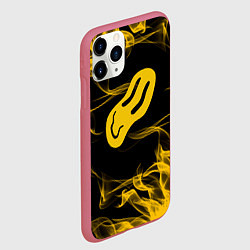 Чехол iPhone 11 Pro матовый ПОШЛАЯ МОЛЛИ, цвет: 3D-малиновый — фото 2