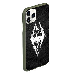 Чехол iPhone 11 Pro матовый THE ELDER SCROLLS, цвет: 3D-темно-зеленый — фото 2