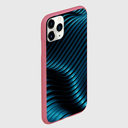 Чехол iPhone 11 Pro матовый Плавность,, цвет: 3D-малиновый — фото 2