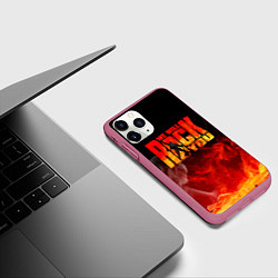 Чехол iPhone 11 Pro матовый Queen - We Will Rock You, цвет: 3D-малиновый — фото 2