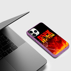 Чехол iPhone 11 Pro матовый Queen - We Will Rock You, цвет: 3D-фиолетовый — фото 2
