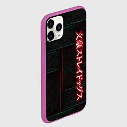 Чехол iPhone 11 Pro матовый Bungou Stray Dogs, цвет: 3D-фиолетовый — фото 2