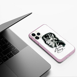 Чехол iPhone 11 Pro матовый Queen, цвет: 3D-розовый — фото 2