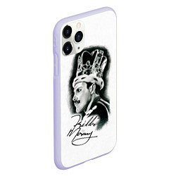 Чехол iPhone 11 Pro матовый Queen, цвет: 3D-светло-сиреневый — фото 2