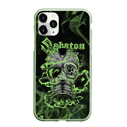 Чехол iPhone 11 Pro матовый Toxic Sabaton, цвет: 3D-салатовый