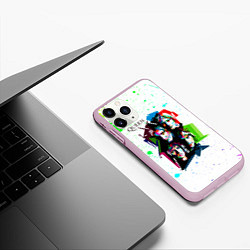 Чехол iPhone 11 Pro матовый Queen, цвет: 3D-розовый — фото 2