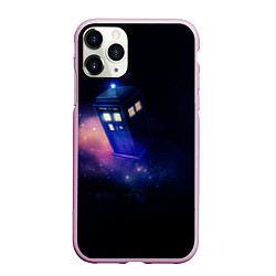 Чехол iPhone 11 Pro матовый TARDIS, цвет: 3D-розовый