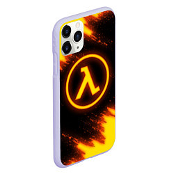 Чехол iPhone 11 Pro матовый HALF-LIFE, цвет: 3D-светло-сиреневый — фото 2