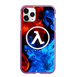 Чехол iPhone 11 Pro матовый HALF-LIFE, цвет: 3D-фиолетовый