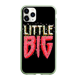 Чехол iPhone 11 Pro матовый Little Big, цвет: 3D-салатовый