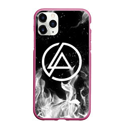 Чехол iPhone 11 Pro матовый LINKIN PARK, цвет: 3D-малиновый