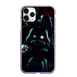 Чехол iPhone 11 Pro матовый Five Nights At Freddy's, цвет: 3D-светло-сиреневый