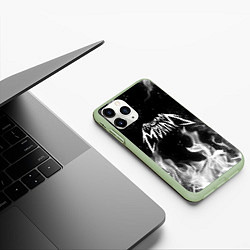 Чехол iPhone 11 Pro матовый ПОШЛАЯ МОЛЛИ, цвет: 3D-салатовый — фото 2