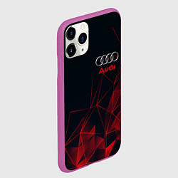 Чехол iPhone 11 Pro матовый AUDI, цвет: 3D-фиолетовый — фото 2