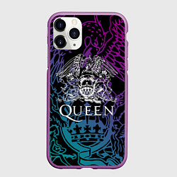 Чехол iPhone 11 Pro матовый QUEEN