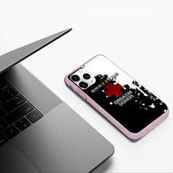 Чехол iPhone 11 Pro матовый Brazzers orgasm donor, цвет: 3D-розовый — фото 2
