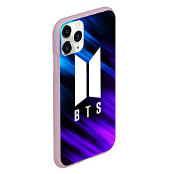 Чехол iPhone 11 Pro матовый BTS, цвет: 3D-розовый — фото 2