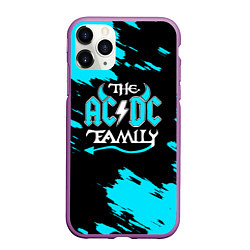 Чехол iPhone 11 Pro матовый The ACDC famely, цвет: 3D-фиолетовый