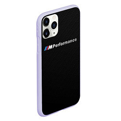 Чехол iPhone 11 Pro матовый BMW M PERFORMANCE, цвет: 3D-светло-сиреневый — фото 2