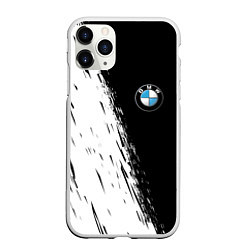 Чехол iPhone 11 Pro матовый BMW, цвет: 3D-белый