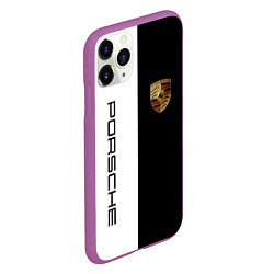 Чехол iPhone 11 Pro матовый PORSCHE, цвет: 3D-фиолетовый — фото 2