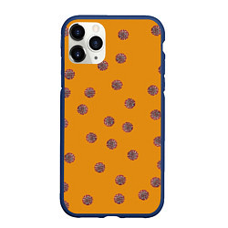 Чехол iPhone 11 Pro матовый CoronaVirus, цвет: 3D-тёмно-синий