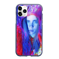 Чехол iPhone 11 Pro матовый Billie Paint Colors, цвет: 3D-серый