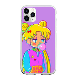 Чехол iPhone 11 Pro матовый SAILOR MOON, цвет: 3D-белый