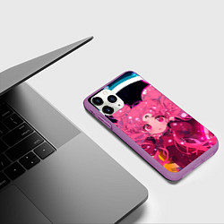 Чехол iPhone 11 Pro матовый ДОЧЬ ЛУНЫ, цвет: 3D-фиолетовый — фото 2
