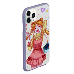 Чехол iPhone 11 Pro матовый SAILOR MOON, цвет: 3D-серый — фото 2