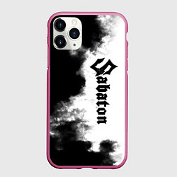 Чехол iPhone 11 Pro матовый Sabaton, цвет: 3D-малиновый