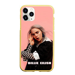 Чехол iPhone 11 Pro матовый Billie Eilish, цвет: 3D-желтый