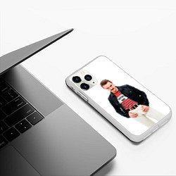 Чехол iPhone 11 Pro матовый Илья Прускин Little Big, цвет: 3D-белый — фото 2