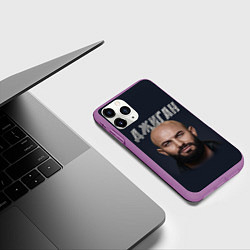 Чехол iPhone 11 Pro матовый Джиган, цвет: 3D-фиолетовый — фото 2