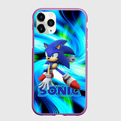 Чехол iPhone 11 Pro матовый Sonic
