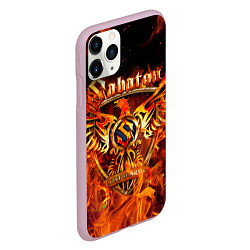 Чехол iPhone 11 Pro матовый SABATON, цвет: 3D-розовый — фото 2