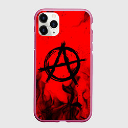 Чехол iPhone 11 Pro матовый АНАРХИЯ
