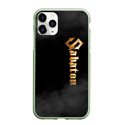 Чехол iPhone 11 Pro матовый SABATON, цвет: 3D-салатовый